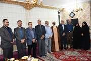 دیدار رئیس و دیگر مسئولان دانشگاه سمنان با خانواده شهید جمشید خراسانیان 