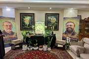 دیدار نماینده دانشگاه معین استان سمنان با خانواده شهیدان دکتر لاریجانی و سردار رشید